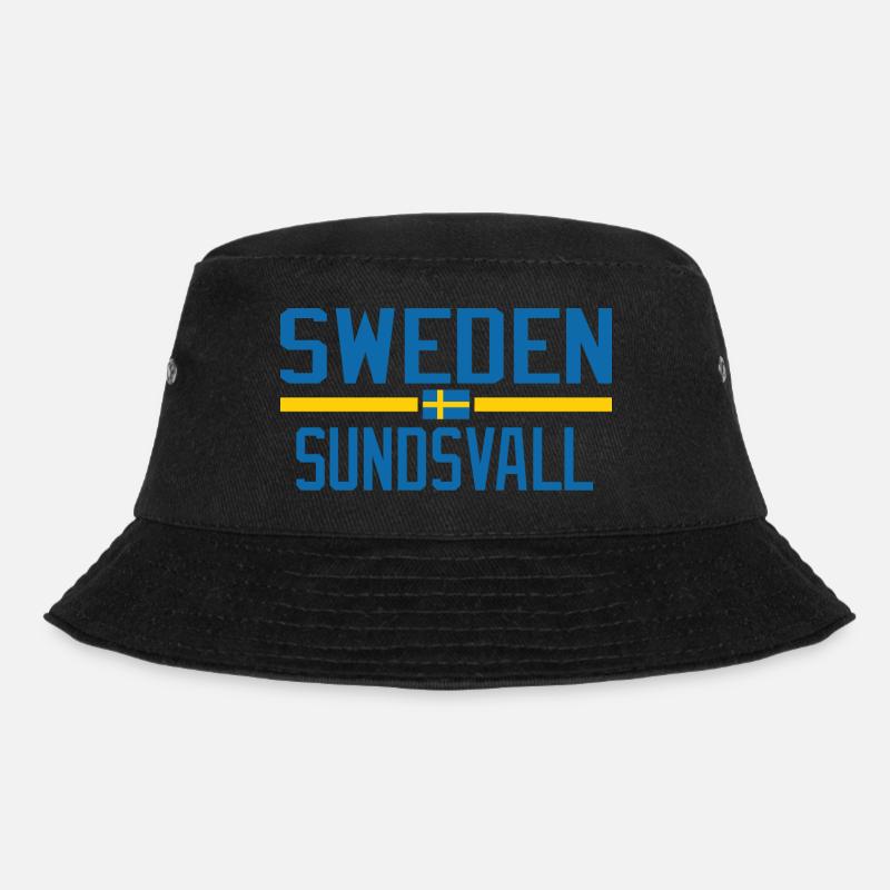 Schweden Sundsvall - Bucket Hat - Schwarz