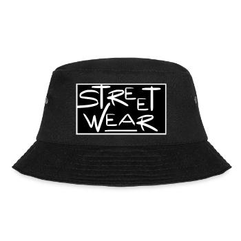 STREET WEAR 3 - Bucket Hat - Schwarz - Vorne - Lela (165cm)