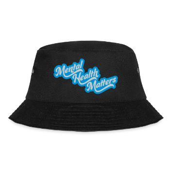 mental health matters quote - Bucket Hat - black - Front - Lela (165cm)