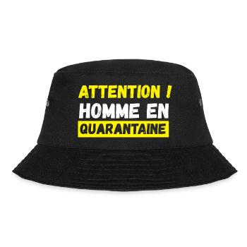 Homme 40 ans Anniversaire quarantaine - Bob - noir - Devant - Lela (165cm)