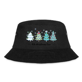 Oh Christmas Tree - Bucket Hat - Schwarz - Vorne - Lela (165cm)