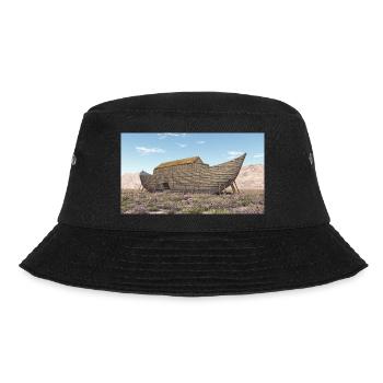 Arche Noah, Bibel, Religion - Bucket Hat - Schwarz - Vorne - Lela (165cm)