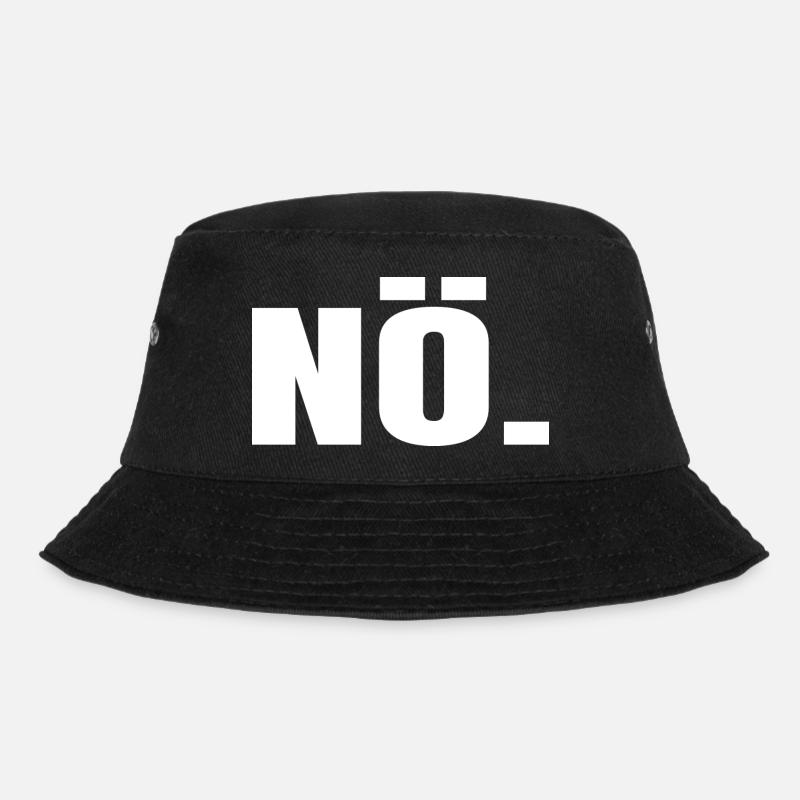 Nö - Bucket Hat - Schwarz