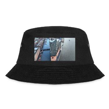 Elbphilharmonie Hamburg - Bucket Hat - Schwarz - Vorne - Lela (165cm)