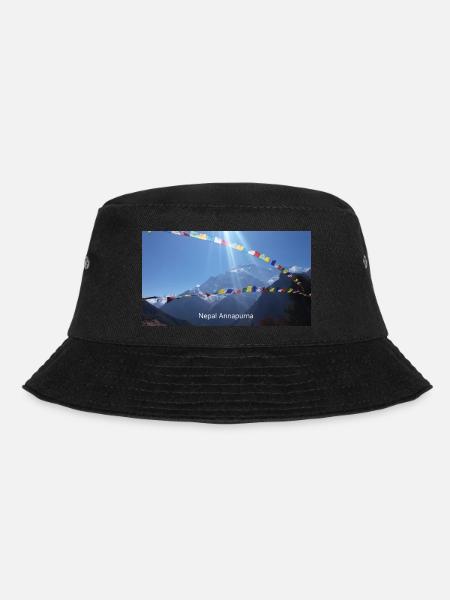 Nepal Annapurna - Bucket Hat - Schwarz