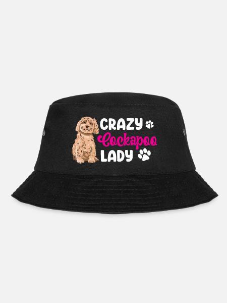 Cockapoo Hund - Bucket Hat - Schwarz