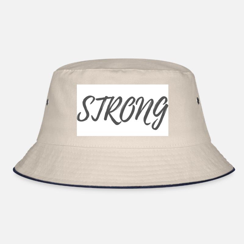 STRONG lettering Bucket Hat
