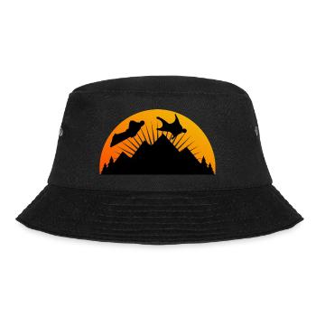 Wingsuit volant Base Jumping Skydiving Retro - Bob - noir - Devant - Lela (165cm)