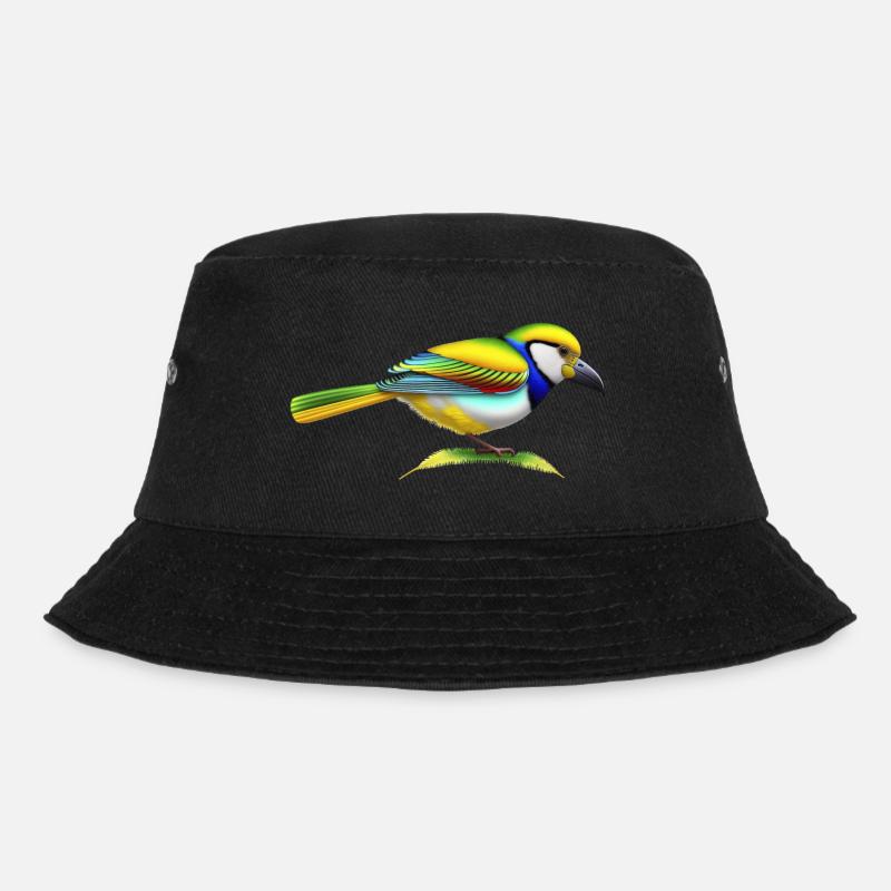 Schöner Vogel - Bucket Hat - Schwarz