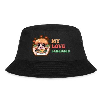 MY LOVE LANGUAGE - Bucket Hat - black - Front - Lela (165cm)