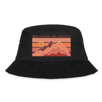 Mountains, Climbers, Nature, Adventure - Bucket Hat - black - Front - Lela (165cm)