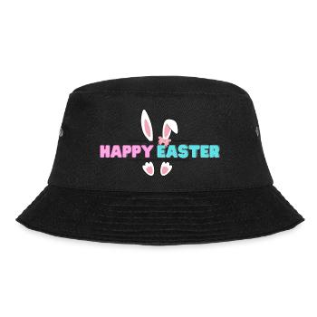 Happy Easter - Bucket Hat - Schwarz - Vorne - Lela (165cm)