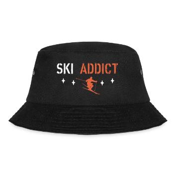 Ski addict - Bucket Hat - black - Front - Lela (165cm)