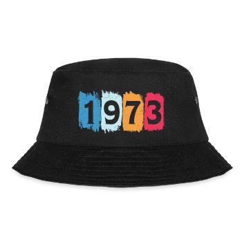 Retro 1973 t-shirt 73 vintage 1973 - Bucket Hat - black - Front - Lela (165cm)