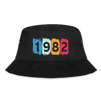 T-shirt rétro 1982 82 millésime 1982 - Bob - noir - Devant - Lela (165cm)