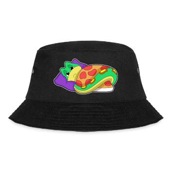 Schlange Schlafen Decke - Bucket Hat - Schwarz - Vorne - Lela (165cm)