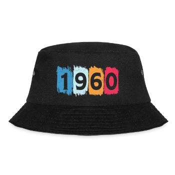 T-shirt rétro 1960 60 millésime 1960 - Bob - noir - Devant - Lela (165cm)