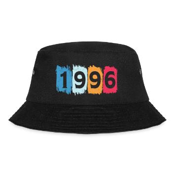 T-shirt rétro 1996 96 millésime 1996 - Bob - noir - Devant - Lela (165cm)
