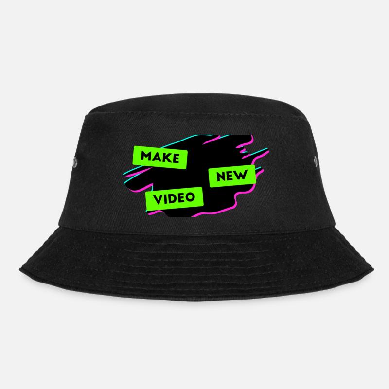 Make video new - Bucket Hat - black