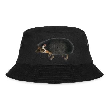 hedgehog - Bucket Hat - black - Front - Lela (165cm)
