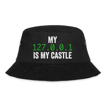 My 127.0.0.0.1 Is My Castle - Bob - noir - Devant - Lela (165cm)
