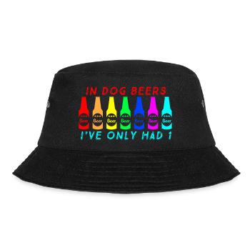 Canine Quencher - Bucket Hat - black - Front - Lela (165cm)