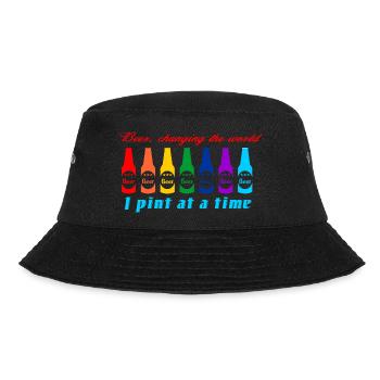Rainbow Brew Spectrum - Bucket Hat - black - Front - Lela (165cm)