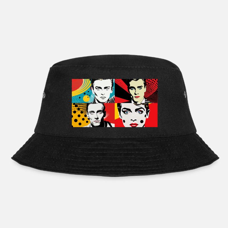 roy lichtenstein art work - Bucket Hat - Schwarz
