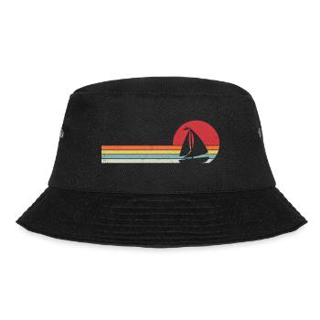 bateau à voile retro t-shirt voilier bateau - Bob - noir - Devant - Lela (165cm)