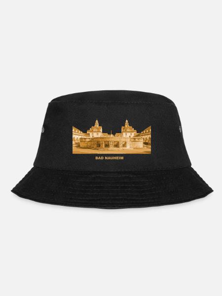 Bad Nauheim Sprudelhof Wetteraukreis Hessen - Bucket Hat - Schwarz
