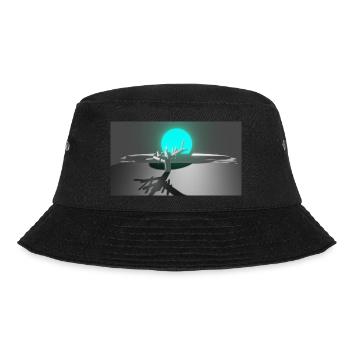 Sonne und Baum - Bucket Hat - Schwarz - Vorne - Lela (165cm)