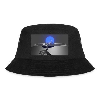 Sonne und Baum - Bucket Hat - Schwarz - Vorne - Lela (165cm)