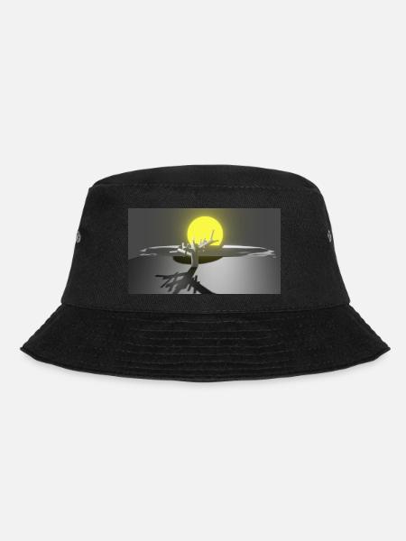 Landschaft - Bucket Hat - Schwarz