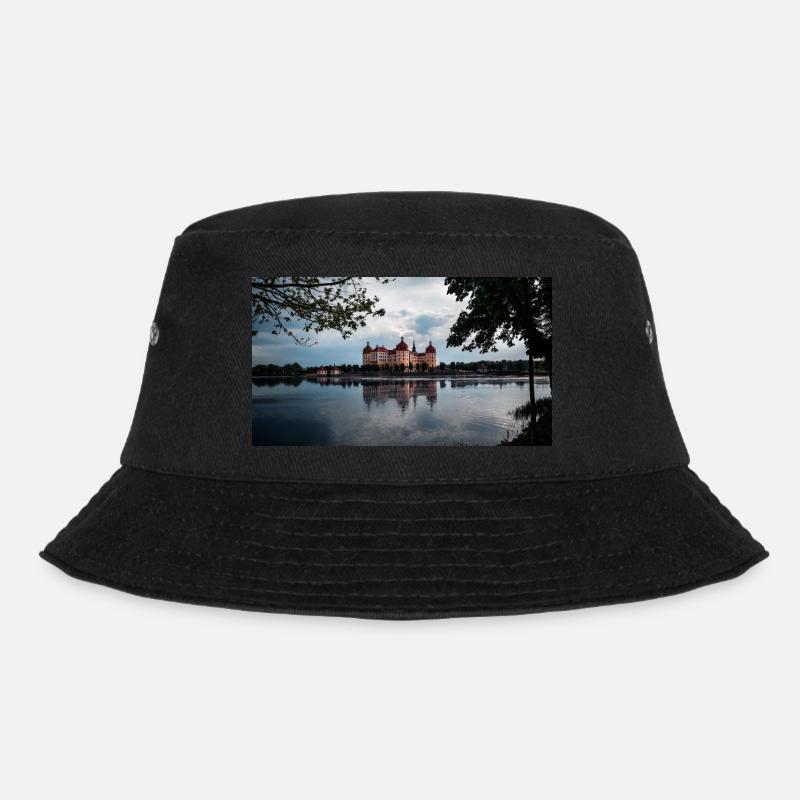 Moritzburg Castle, Dresden, Saxony - Bucket Hat - black