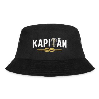 Kapitän - Bucket Hat - Schwarz - Vorne - Lela (165cm)