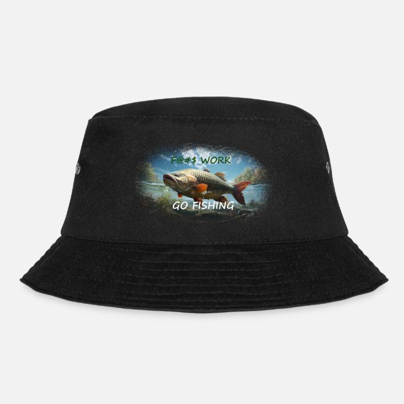 F@#$ Work - Bucket Hat - black