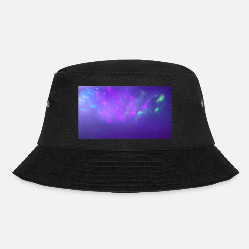 Neon Space - Bucket Hat - Schwarz