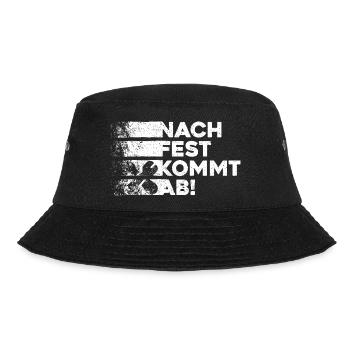 Nach Fest kommt ab! Lustiges Autoliebhaber Design - Bucket Hat - Schwarz - Vorne - Lela (165cm)