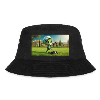 mignon petit vert rétro vintage alien tous les jours - Bob - noir - Devant - Lela (165cm)