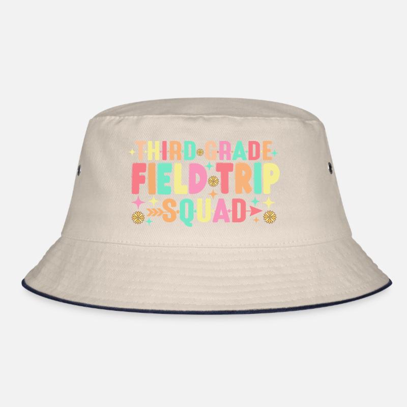 Teacher Students 3rd Third Grade Field Trip Squad Bucket Hat