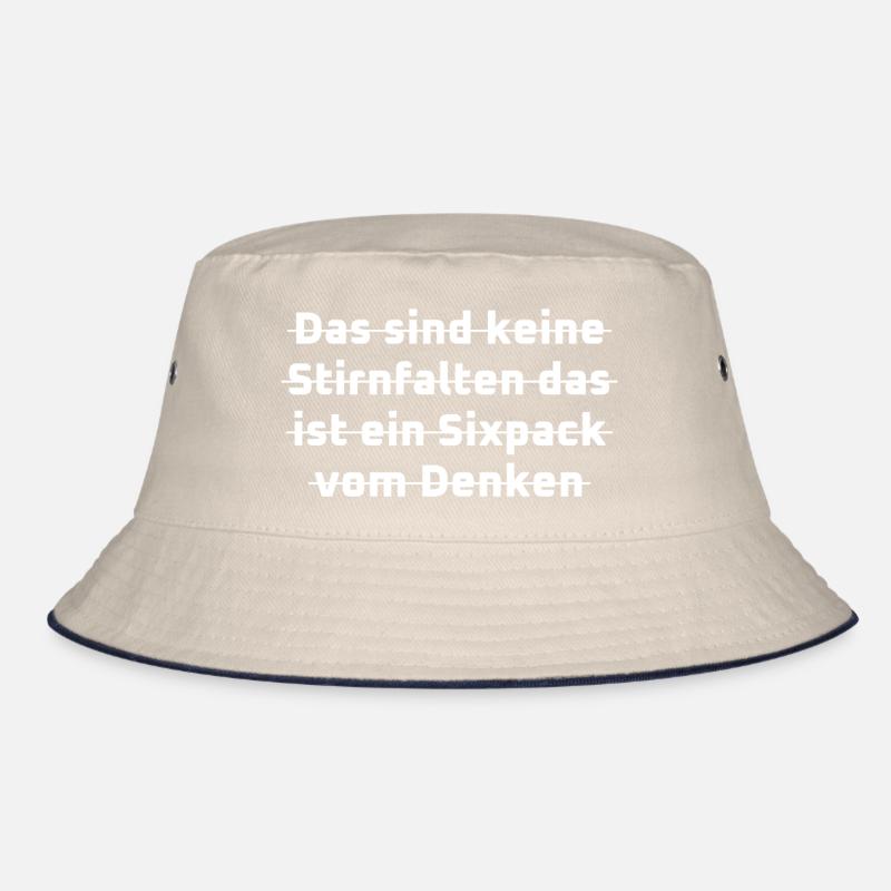 Funny Sayings Sixpack Bucket Hat