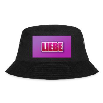 coole pinke Liebe - Bucket Hat - Schwarz - Vorne - Lela (165cm)