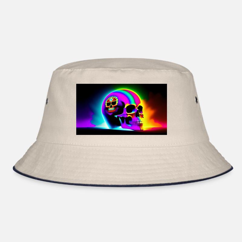 Psy Skull Bucket Hat