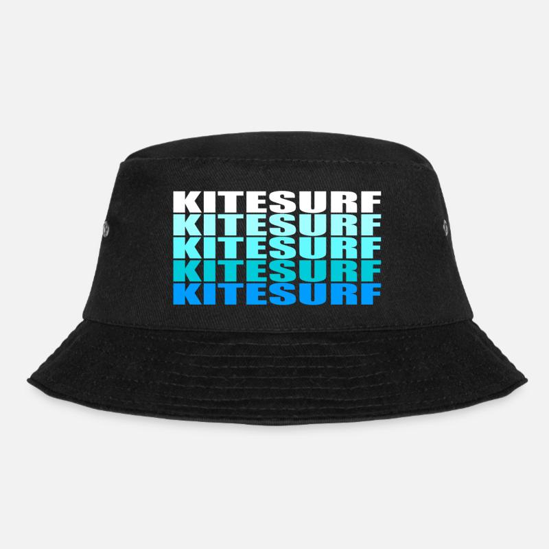 Kitesurf - Bucket Hat - Schwarz