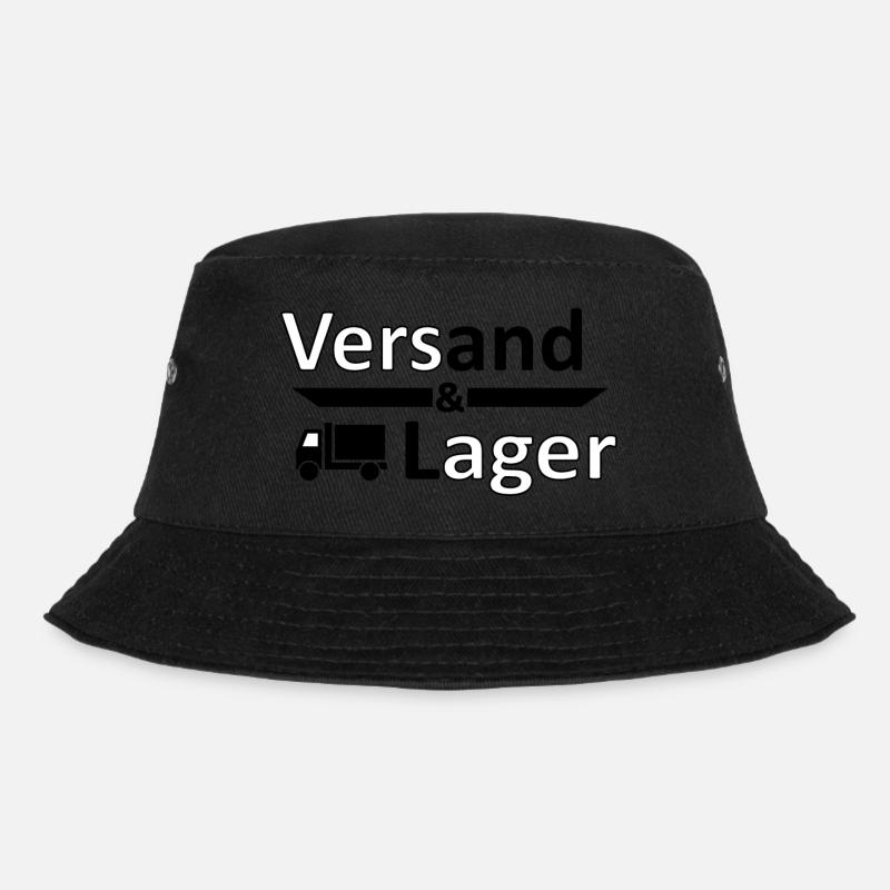 Versand und Lager - Versager-Arbeit Humor Vers.2 - Bucket Hat - Schwarz