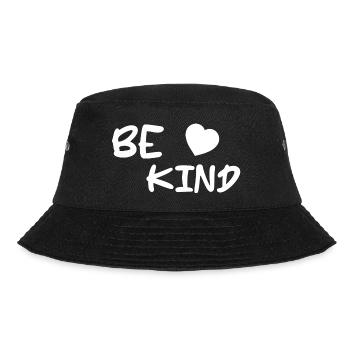 Be Kind Lettering - Bucket Hat - black - Front - Lela (165cm)