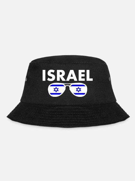 Israel - Bucket Hat - Schwarz