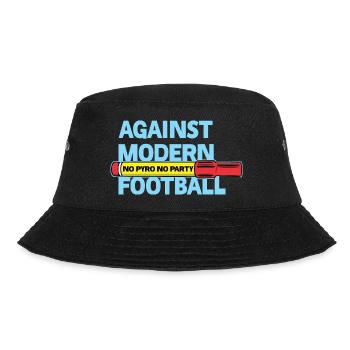 Against Modern Football No Pyro No Party - Bucket Hat - black - Front - Lela (165cm)