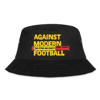 Against Modern Football No Pyro No Party - Bucket Hat - black - Front - Lela (165cm)