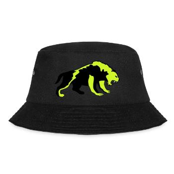 tiger 02 - Bucket Hat - Schwarz - Vorne - Lela (165cm)